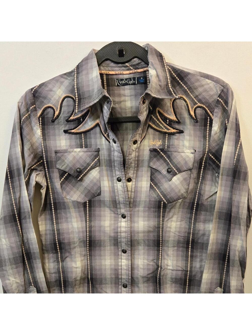 Cruel Girl Women’s Plaid Western Shirt - Size Small